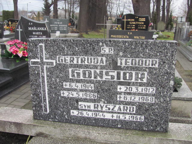Gertruda Gonsior 1914 Przyszowice - Grobonet - Wyszukiwarka osób pochowanych