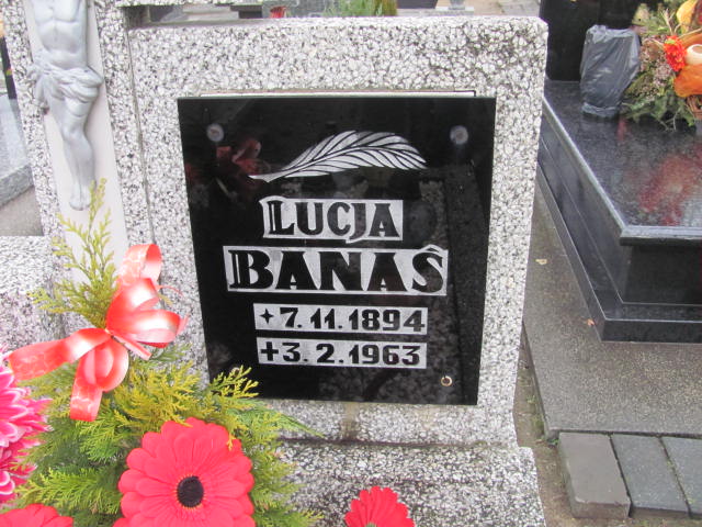 Lucja Banaś 1894 Przyszowice - Grobonet - Wyszukiwarka osób pochowanych