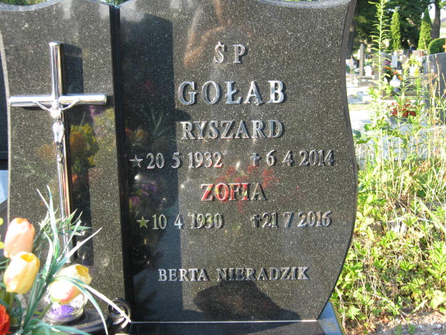 Ryszard Gołąb 1932 Przyszowice - Grobonet - Wyszukiwarka osób pochowanych