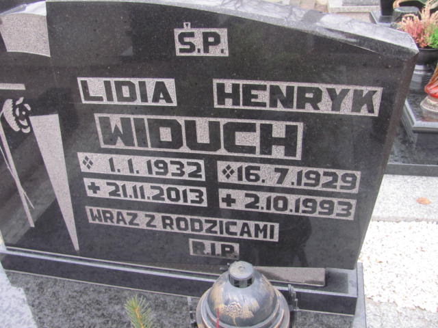 Lidia Widuch 1932 Przyszowice - Grobonet - Wyszukiwarka osób pochowanych