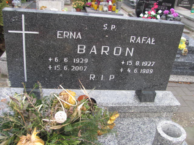 Rafał Baron 1927 Przyszowice - Grobonet - Wyszukiwarka osób pochowanych