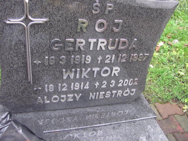 Alojzy Niestrój Przyszowice - Grobonet - Wyszukiwarka osób pochowanych