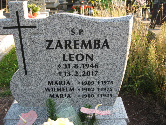 Maria Zaremba 1909 Przyszowice - Grobonet - Wyszukiwarka osób pochowanych