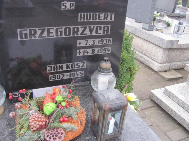 Hubert Grzegorzyca 1936 Przyszowice - Grobonet - Wyszukiwarka osób pochowanych