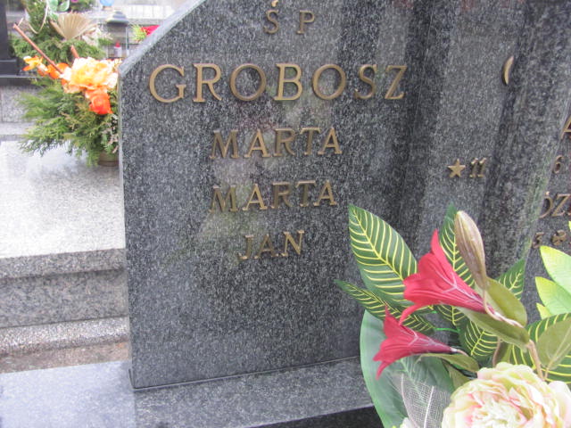 Marta Grobosz 1926 Przyszowice - Grobonet - Wyszukiwarka osób pochowanych