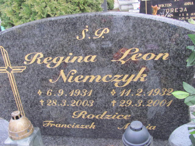Leon Niemczyk 1932 Przyszowice - Grobonet - Wyszukiwarka osób pochowanych