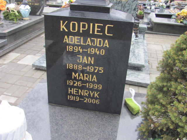 Maria Kopiec 1925 Przyszowice - Grobonet - Wyszukiwarka osób pochowanych