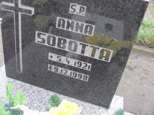 Anna Maria Sobota 1921 Przyszowice - Grobonet - Wyszukiwarka osób pochowanych