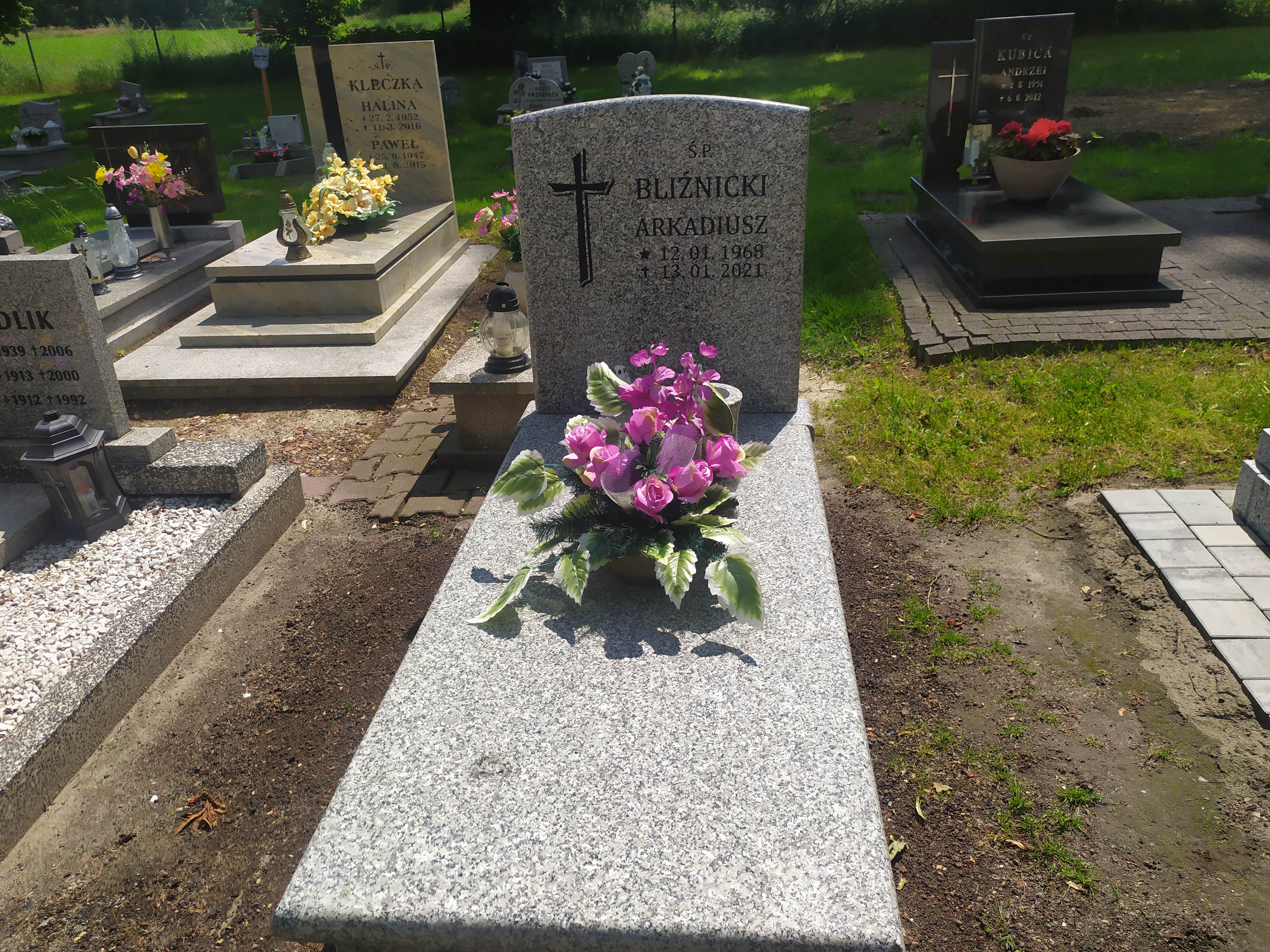 Grób Arkadiusz Bliźnicki