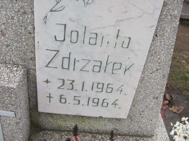 Jolanta Agnieszka Zdrzałek 1964 Przyszowice - Grobonet - Wyszukiwarka osób pochowanych